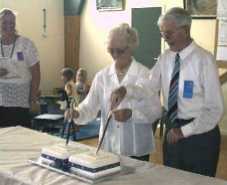 Gordon Wyllie Cutting the Cake